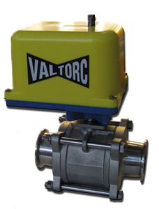 Actuated Sanitary Tri-Clamp Ball Valve (Electric)