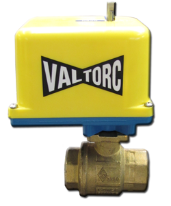 Actuated Brass Ball Valve (Electric)