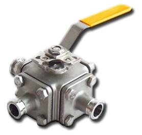 Multi-Port 3-Way 4-Way Ball Valve