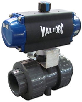 Actuated PVC Ball Valve (Pneumatic)