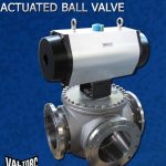 10-inch 3-Way Actuated Ball Valve 1500lb Caption