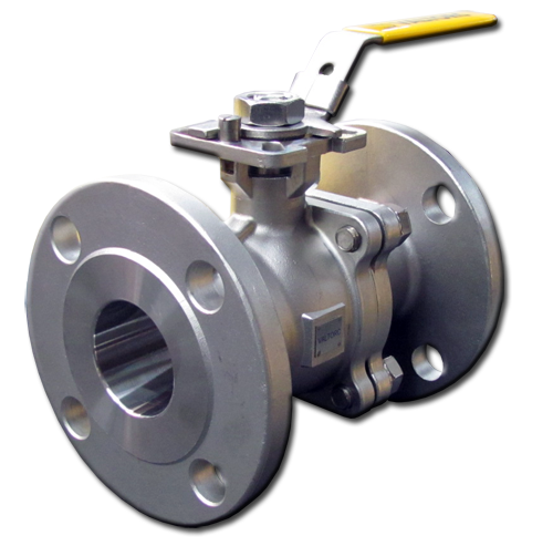 Flanged Ball Valve 180 Front Side Picture