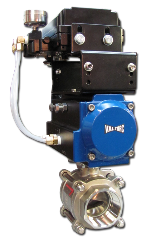 Stainless Steel VBall Valve VPort, VNotch Valves Valtorc